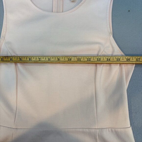Maison Jules Pink Sleeveless Fit & Flare With‎ Pleated Bottom Lining SZ Large - Picture 8 of 10